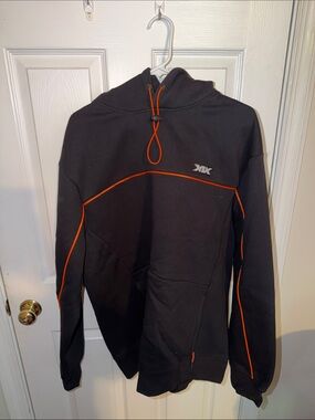 Sidemen XIX black orange piping reflective logo rare hoodie